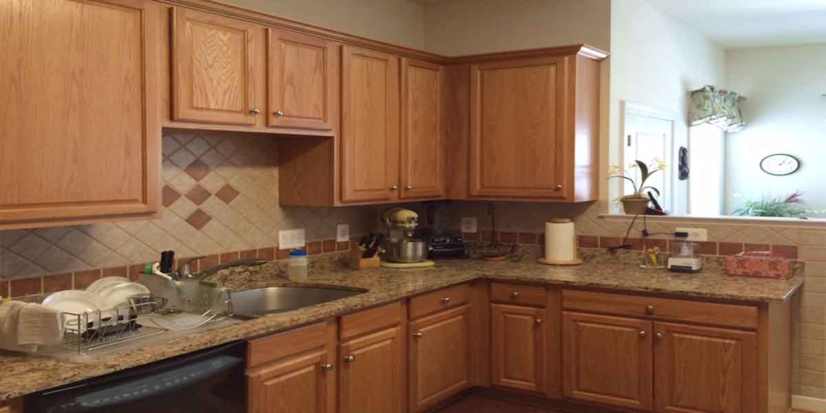 Refacing Cabinets With Veneer / Cabinet Refacing done in Cherry Veneer